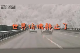 从西安自驾去安康，穿过秦岭隧道突遇漫天飞雪，太美了！视频封面