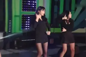 打糕舞女王洪真英神曲《ring ring》，黑裙配黑丝！视频封面