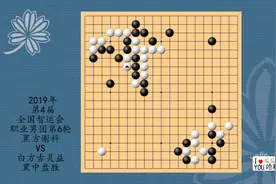 2019年第4届全国智运会围棋职业男团6轮，谢科VS古灵益，黑中盘胜视频封面