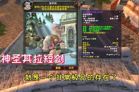 魔兽怀旧服安其拉极品副手，神圣其拉短剑，狂暴战和盗贼都会抢视频封面