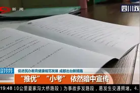 促进民办教育规范发展！不得超前超纲教学，仍有机构“不听招呼”视频封面
