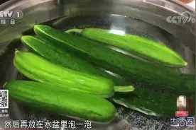 生活圈：黄瓜上留有农药残留，怎样才能将其去除干净？专家来支招