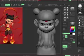【哪吒之魔童降世】哪吒建模制作 像不像小时候你玩世不恭的样子视频封面