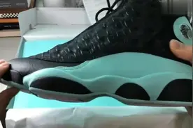 AJ13 Island green全网第x个首拆视频封面