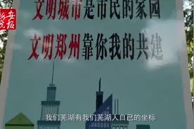 芜湖赭山公园出现“文明郑州”标语 市民：抄作业都能抄错视频封面