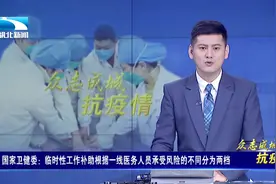 国家卫健委：临时性工作补助据一线医务人员承受风险不同分为两档视频封面