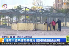绿荫大道未建却做他用 居民质疑是否合规视频封面