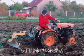 久保田B7000迷你拖拉机，长得像大玩具，干起农活来一点也不差视频封面