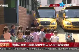 海南这类幼儿园将获每生每年1200元财政补助视频封面