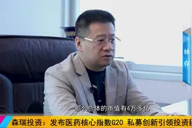 森瑞投资：发布医药核心指数G20 私募创新引领投资新风向视频封面
