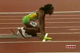 北京奥运会女子4X100米决赛，对手失误，俄罗斯队第一！视频封面