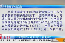 大学英语四六级考试网上报名推迟视频封面