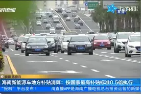 海南新能源车地方补贴清算：按国家最高补贴标准0.5倍执行视频封面