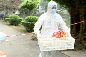 番禺区疗养院医生做外卖小哥 为隔离人员，日送餐超百份视频封面