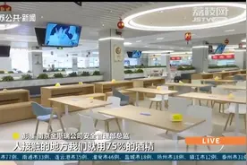 企业设定时间分批就餐，一次性餐具避免交叉感染，清洁消毒再加强视频封面