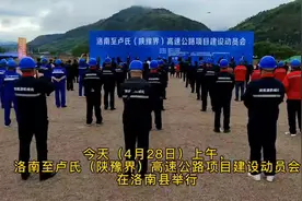 签约仪式+动员会！洛南至卢氏（陕豫界）高速公路项目建设又有新进展图片