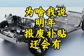 以后大的方向就是报废，我认为明年报废补贴会持续。视频封面