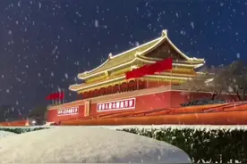 北京下雪，南方的孩子羡慕极了！#雪中故宫#图片