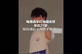 21岁职业电竞选手去世，知情人：酒后下海捞手机溺亡图片