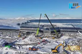 新春走基层|建筑工人侯俊杰：我在南极“盖房子”图片