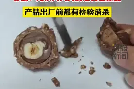 费列罗巧克力有蛆虫？ 客服：先确认是否是正品，产品出厂前有检验消杀图片