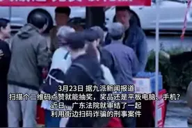 街边扫码抽奖诈骗，主犯获刑十年 一个月诈骗超65万 ，骗路人手机进行操作，趁机将花呗白条等套现转出图片