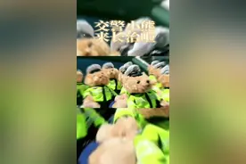 长治：交警小熊来了！获得方式，看这里图片